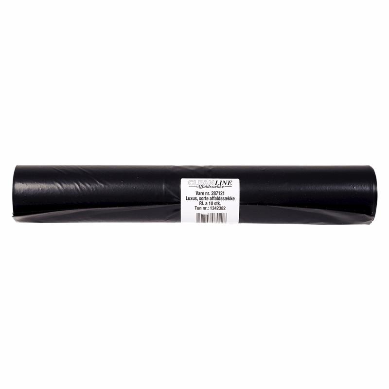 Cleanline Affaldssække Sort Luksus 100 L