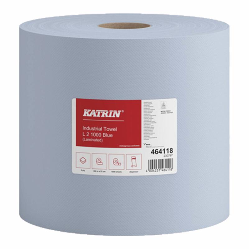 Katrin Industriaftørringspapir L 2-lags