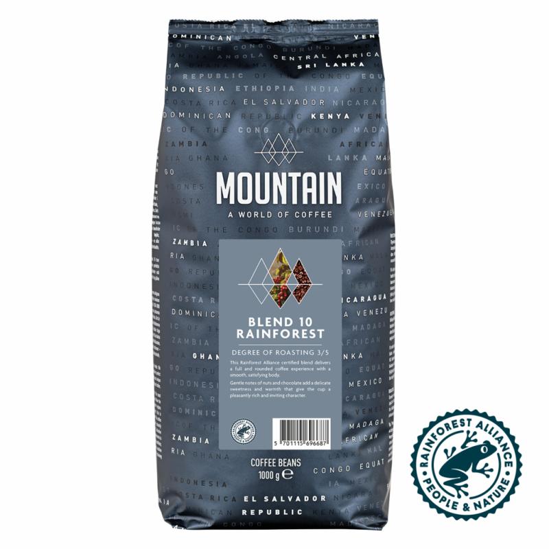 Mountain Blend 10 Rainforest Alliance Hele Bønner