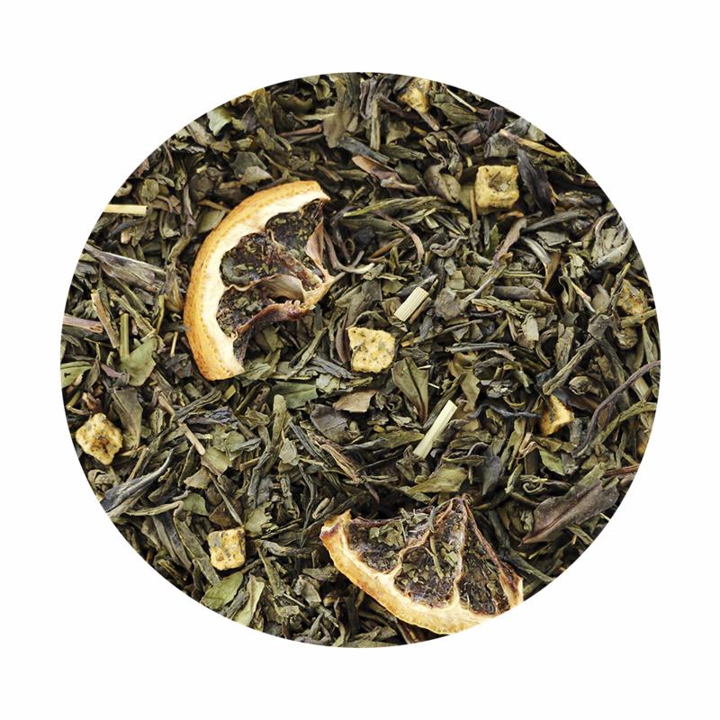 Grøn/hvid jasmin/citron te