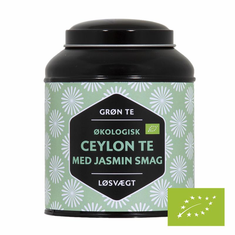 Økologisk Grøn Ceylon Te med Jasminsmag