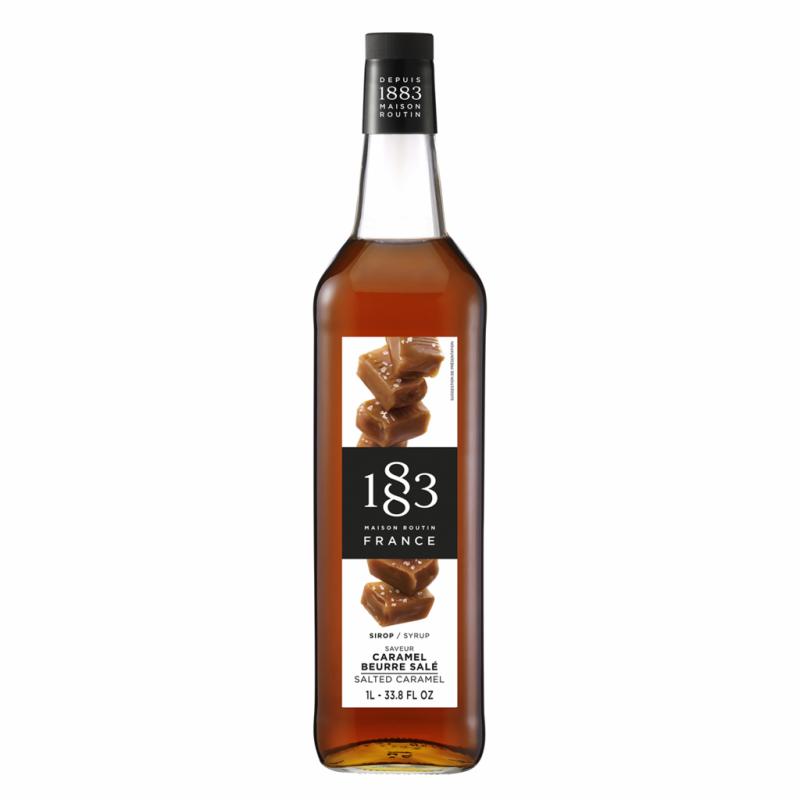 1883 Salted Caramel Syrup 1x100CL Glass