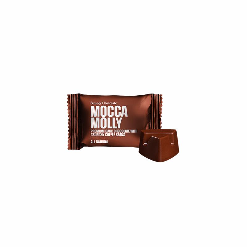 Mocca Molly chokolade bar med et hint af kaffe