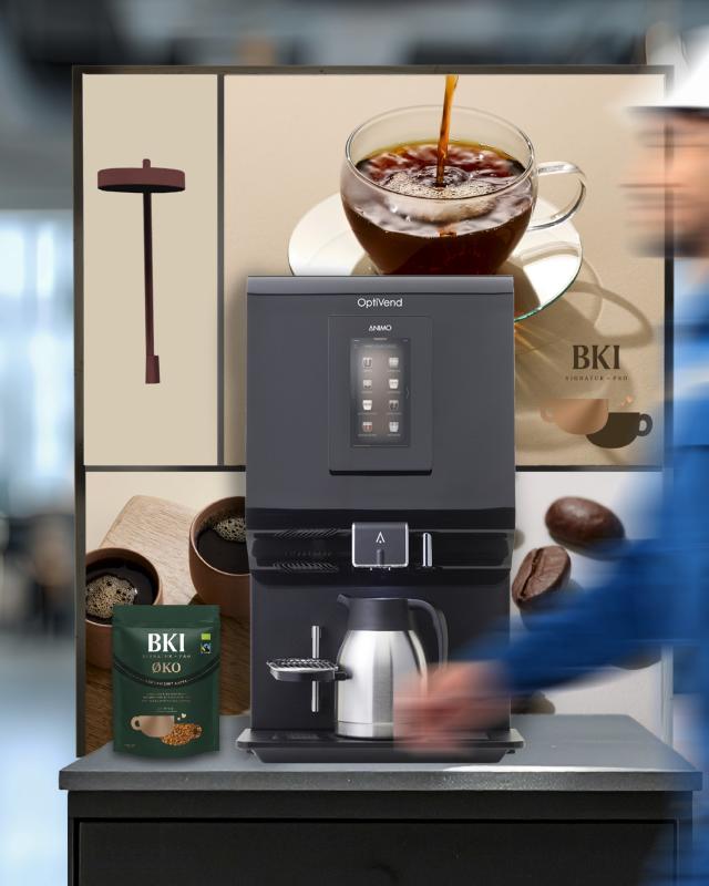 Koncept billede til den hurtige kaffe