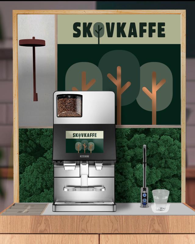 Konceptbillede til den nære kaffe