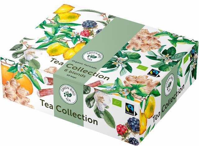 Green bird tea collection box
