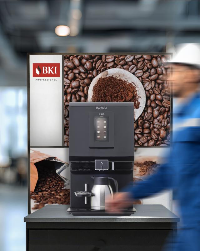 Koncept billede til den hurtige kaffe