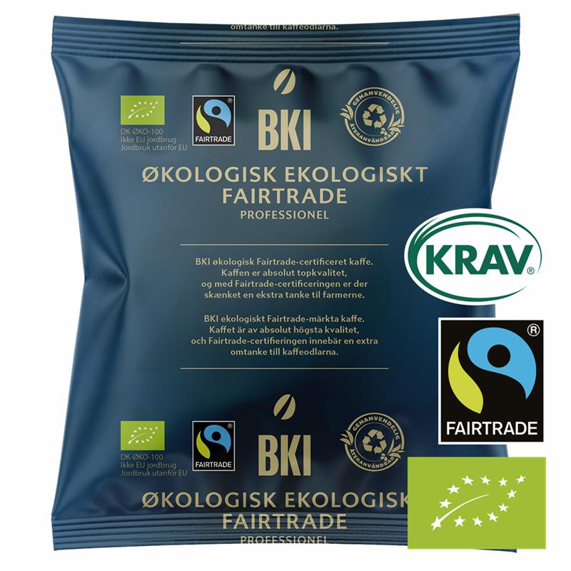 BKI Økologisk Fairtrade KRAV Mørk Formalet 100g