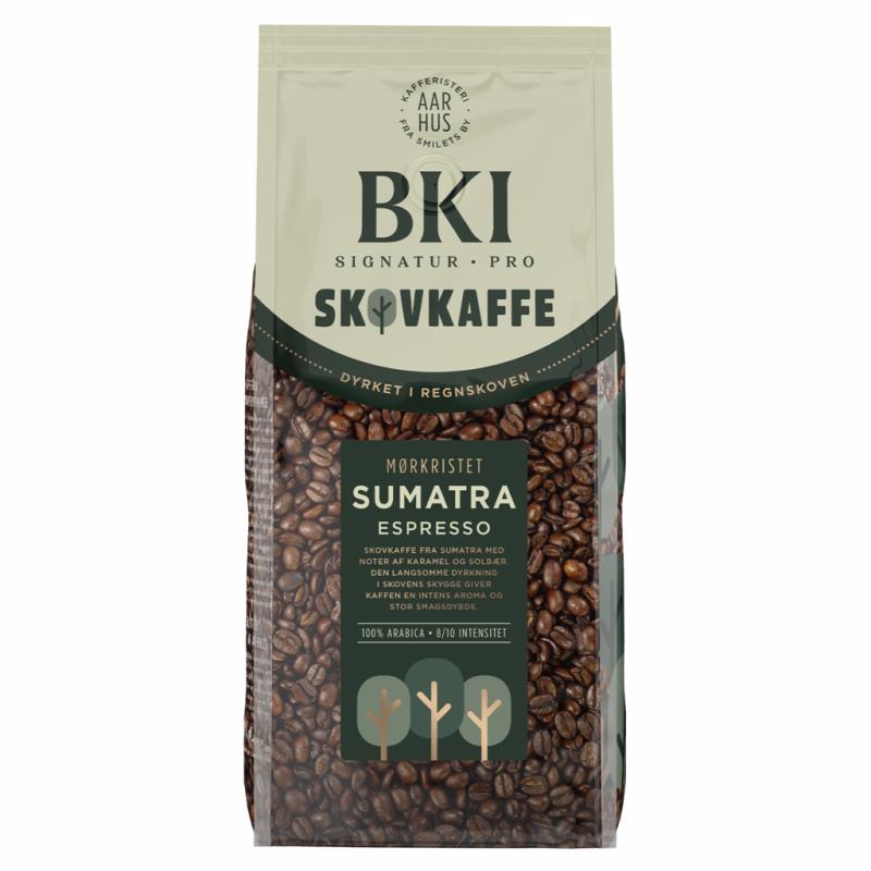 BKI Sumatra Skovkaffe Espresso Hele Bønner