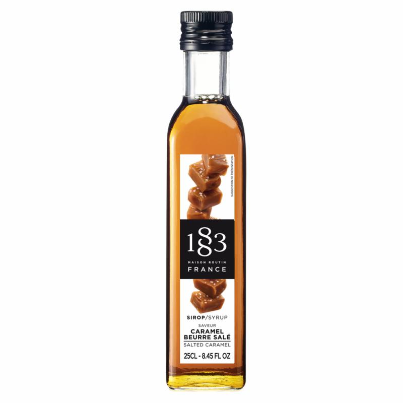 1883 Salted Caramel Syrup 12x25CL Glass
