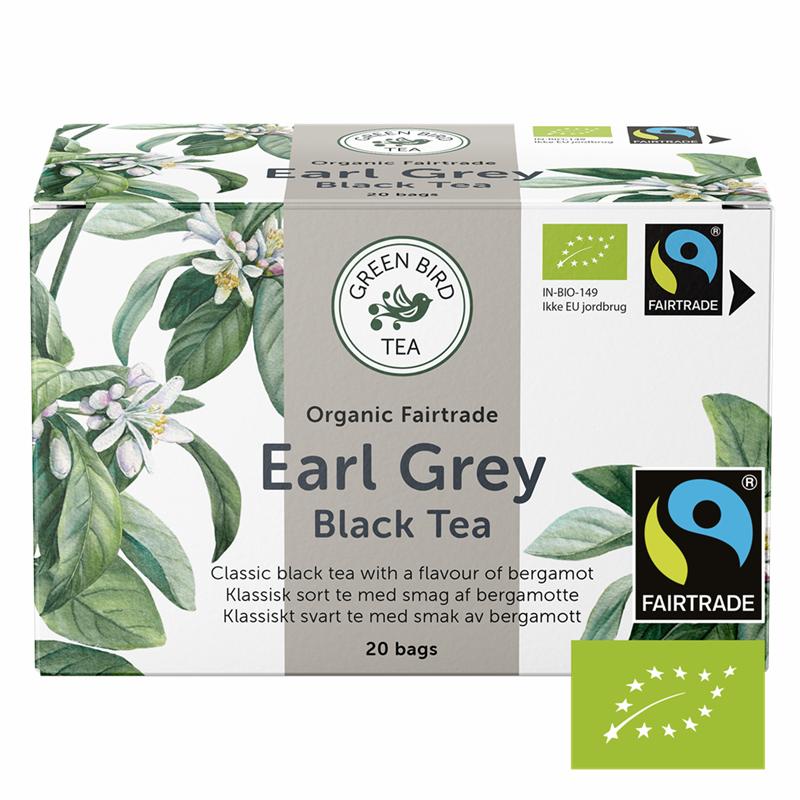 Green Bird Earl Grey Black Tea Økologisk Fairtrade 