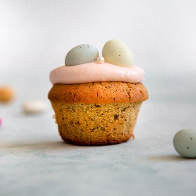 bløde citronmuffins med et tvist af kaffe