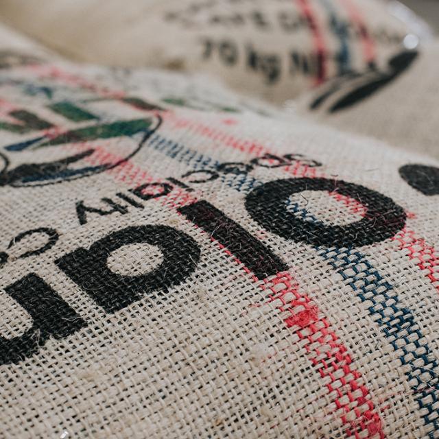 Coffee bags in jute from BKI full-service coffee supplier