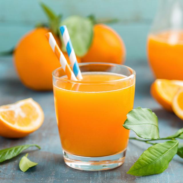 appelsin i træ til 100% frugtjuice