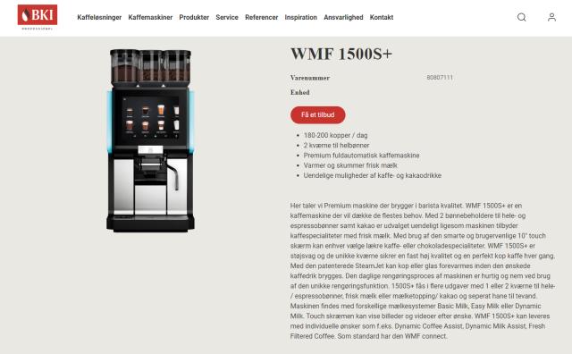 find nyttig information på din kaffemaskine