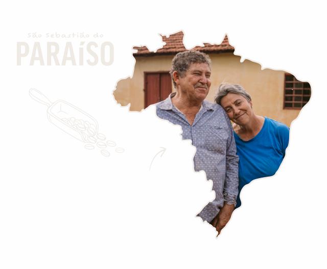Man and wife is coffee farmers from Paraíso
