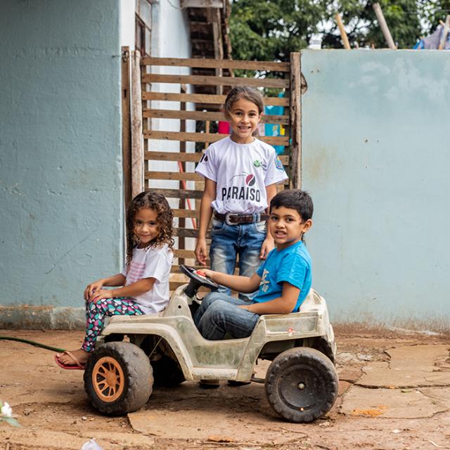 Børn på den lokale skole i Paraiso