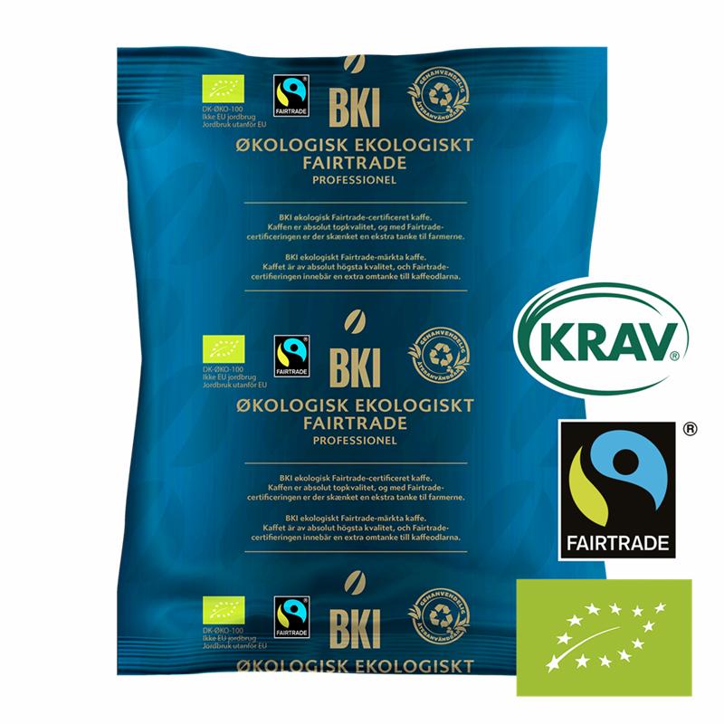 BKI Økologisk Fairtrade Mellan Mørk KRAV
