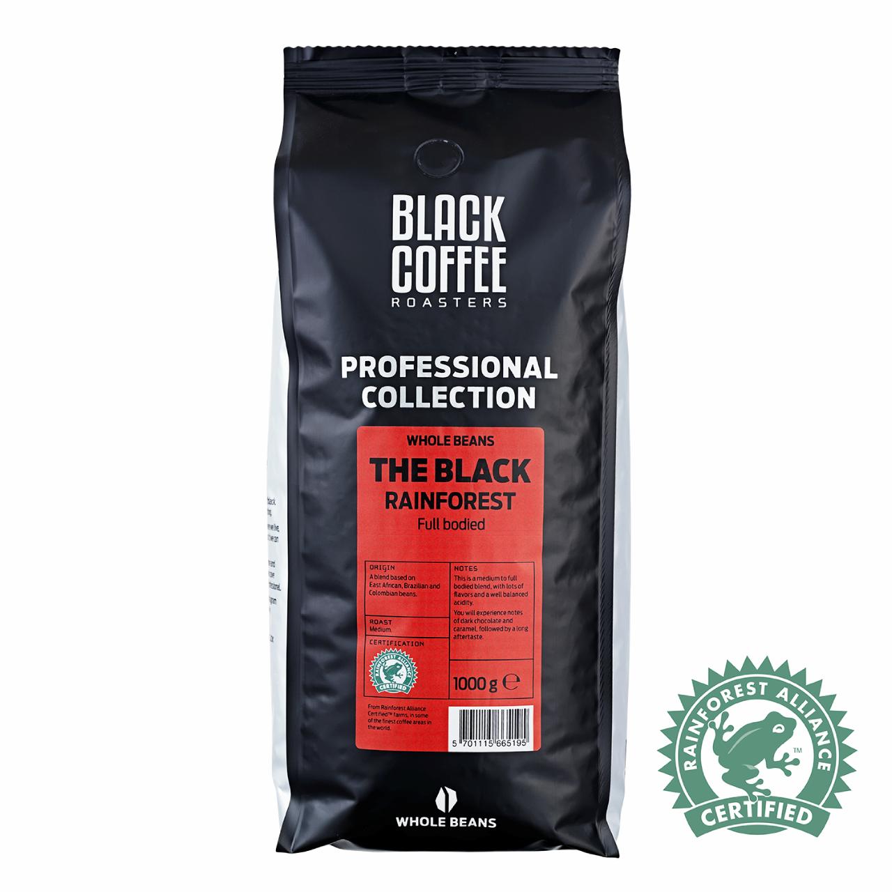 Black Coffee Roasters The Black Rainforest Alliance Hele Bønner