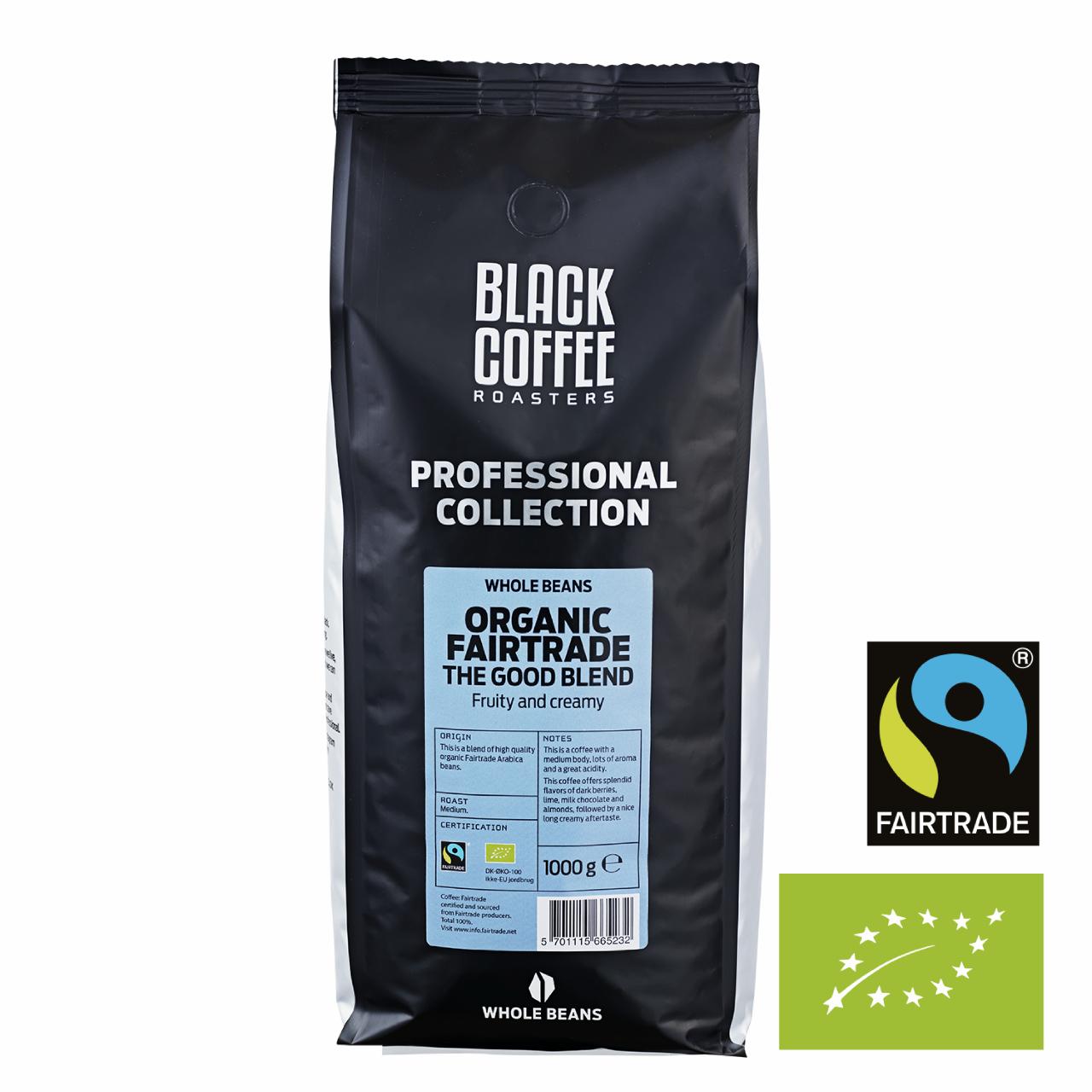 Black Coffee Roasters Organic Fairtrade KRAV Hele Bønner