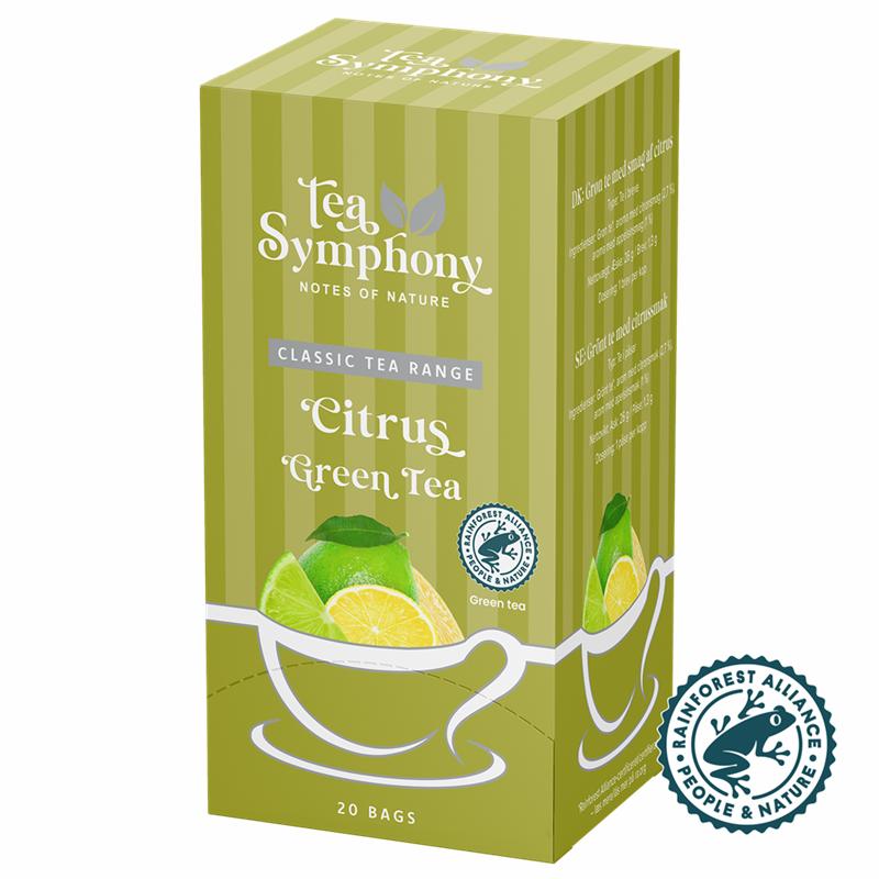 Tea Symphony Citrus Green Tea Rainforest Alliance