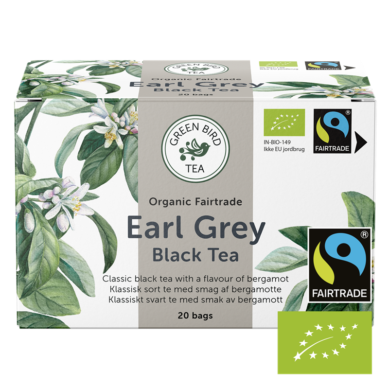 Green Bird Earl Grey Black Tea Økologisk Fairtrade
